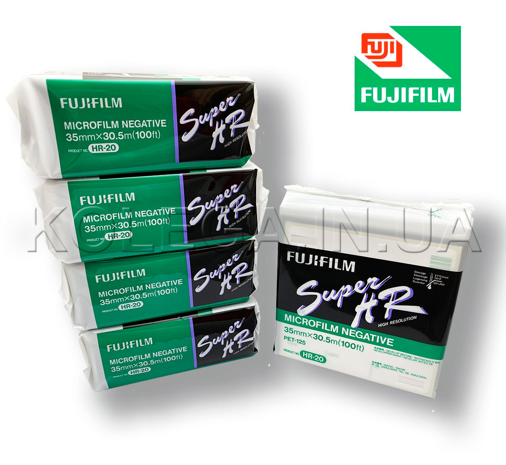 Плівка для мікрофільмування Fujifilm Super HR-20 Microfilm Negative (35мм х 30,5м)