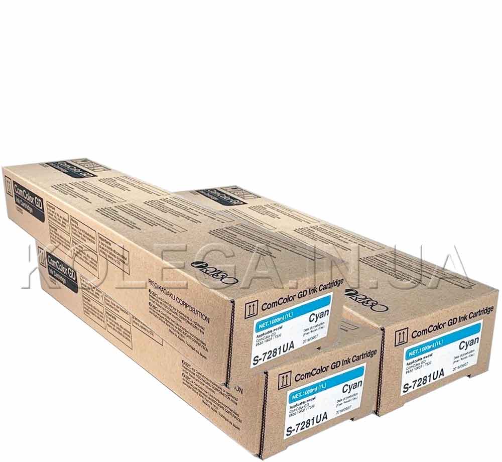 S-7281E Фарба ComColor GD Ink Catridge Cyan S-7281E Фарба ComColor GD Ink Catridge Cyan